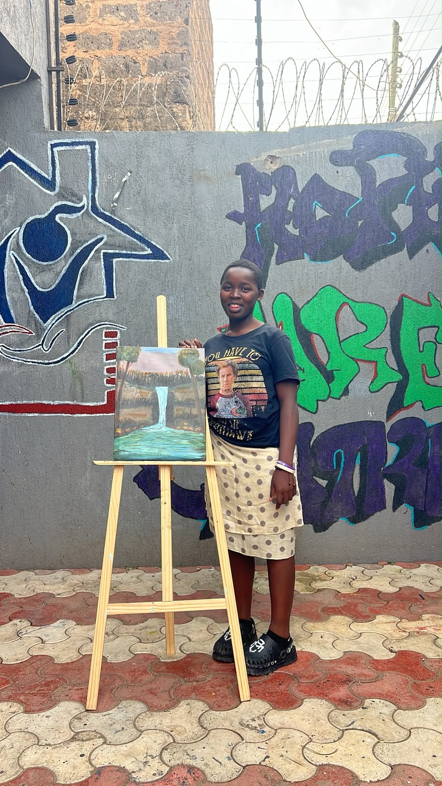 Children doing artwork during Art Mentorship classes